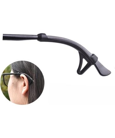 Housoutil Retainer 2 Sets Non-Slip Silicone Sleeves & Glasses Holders | Anti-Drop Accessories for Glasses | 5 Pairs Black 6x1.8cm - Buy Online on GoSupps.com
