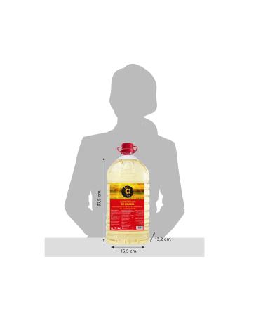 Casalbert High Oleic Sunflower Oil for Cooking & Frying - 5L Canister | Refined & Ideal for Healthy Meals - Buy Online on GoSupps.com