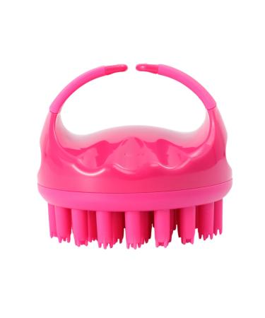 Beaupretty 1stk Hair massage brush made of silicone shampoo massage brush Manual leg massager -hair brush Massage comb soft hair brush made of silicone hair head massage device active bathing brush