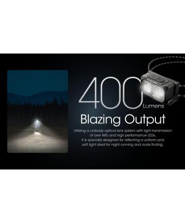 Nitecore NU25 400 UL Headlamp | 400 Lumen USB-C Rechargeable with Lumentac Organizer - Ideal for Backpacking, Camping, Running - Buy Online on GoSupps.com