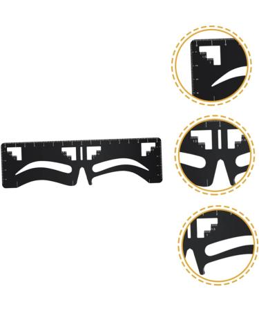 Mikinona Metal Stencils Eyebrow Design Eyebrow Card Eyebrow Template Eyebrow Stencil Measuring Tool Eyebrow Shape Gold - Buy Online on GoSupps.com