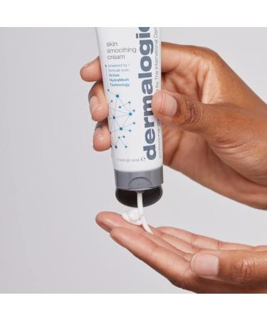 Dermalogica Skin Smoothing Cream 15ml with Vitamin C & Vitamin E - 48 Hours Of Continuous Hydration Antioxidant-rich Formula with Grape Seed Extract Combats Dryness and Dehydration All Skin Types - Buy Online on GoSupps.com