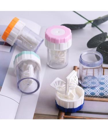 Heallily Portable Contact Lens Cleaner | Travel-Friendly Cleaning Kit for Soft & Hard Lenses | 5-Piece Soaking Container Set - Buy Online on GoSupps.com
