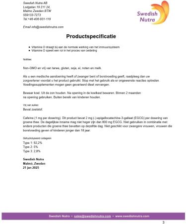 Swedish Nura Swedish Nutras Joint Support sugar free is a berry flavored liquid supplement specially formulated to relieve joint pain and support cartilage repair - Buy Online on GoSupps.com