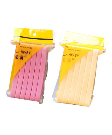 Healeved 2 Wet Puff Makeup Remover Pads Skin Care Tools Face Puffs Face Sponges for Compressed Cleaning Sponges Blending Sponges for Makeup Face Wash Cosmetics Pads Pva Loofah Make up