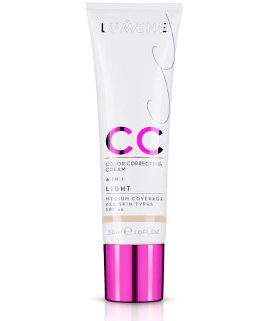 NEW Lumene CC Cream 6 in 1 Medium Coverage for all Skin Types SPF 20 Light