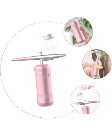 minkissy Oxygen Injector Water Replenishment Instrument Portable Facial Face Air Brush Mist Spray Nano Face Moisturizer High Pressure Pink Steamer Stainless Steel - Buy Online on GoSupps.com