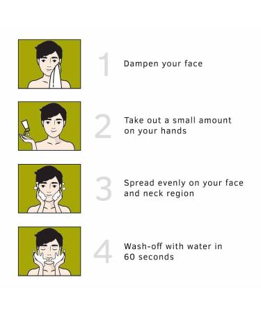 Ustraa Face Wash for Oily Skin - 3.52 oz | Sulfate-Free Paraben-Free Acne & Blackhead Control - Buy Online on GoSupps.com