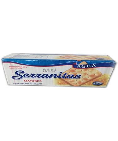 Argentine Salt Crackers, Pack 100g - Galletitas Serranitas ARCOR, 200g