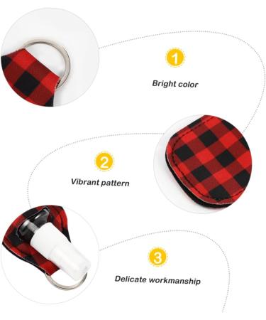 Buy Gleavi 3 Set Mini Spray Bottles & Lotion Containers - Portable Travel Storage Case - Keychain Liquid Holder - Buy Online on GoSupps.com