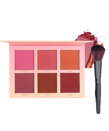 Conchita Blush Palette 6 Colors Blush Palette Conchita Blush Palette Matte Blush Powder Cheek Blush Palette