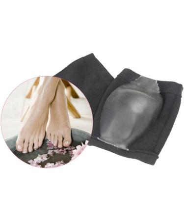 minkissy High Heel Protectors 1 Pair Plantar Socks Silicone Gel Moisturizing Socks Heeles High Heel Protectors Gel Heel Socks Heel Shock Gel Pad Socks Black 10.5*8.5cm - Buy Online on GoSupps.com