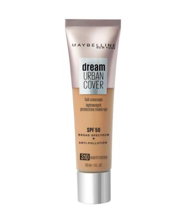 Maybelline Dream Urban Cover All-In-One Protective Makeup SPF 50 310 Warm Honey 30 ml (Pack of 1) 310 Warm Honey