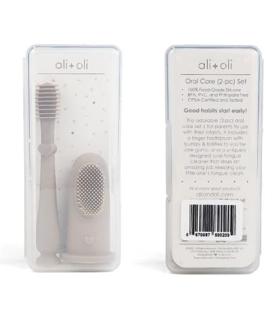 Ali+Oli Baby Oral Care Bundle: Silicone Koala Toddler Toothbrush, Teether & Natural Wooden Brush - Buy Online on GoSupps.com
