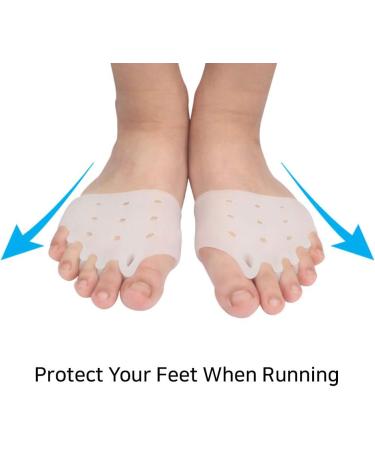 Metatarsal Pads - Gel Toe Separators with Forefoot Cushion for Men and Women - Buy Online on GoSupps.com