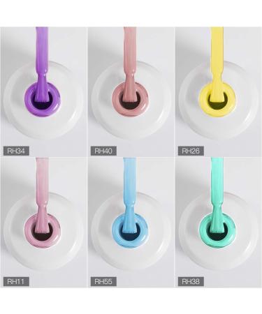 Rosalind Gellack UV Hybrid Nail Polish Set - 6 Semi-Permanent Shellac Colors | 15ml Gel Kit for Durable Summer Nails - Buy Online on GoSupps.com