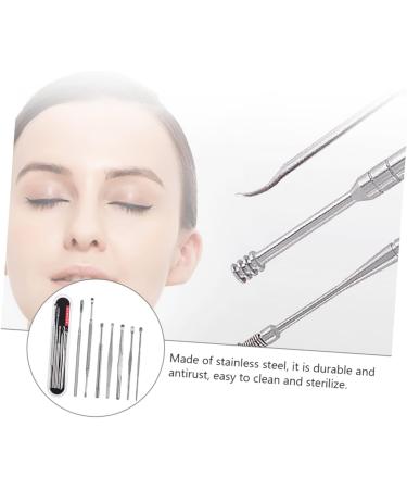 Lurrose 7pcs Ear Picking Tool Set | Stainless Steel Ear Cleaners | Ear Care Tools Set - Silver | 2 Sets - Buy Online on GoSupps.com