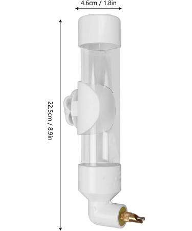 Buy Gloglow Automatic Bird Drinking Device - Acrylic Parrot Water Bottle for Small & Medium Birds | Large Capacity Cage Accessories (White) - Buy Online on GoSupps.com
