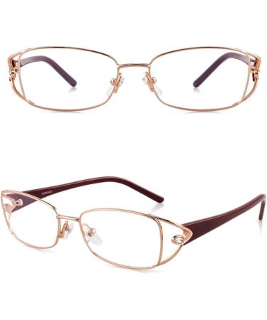 Buy Riccie Women's Fashion HD Anti-Blue Light Mideline Glasses | Aspherical Resin Anti-Fatigue Reading Glasses Diopter +0.5 to +3.0 | International Shipping Available - Buy Online on GoSupps.com