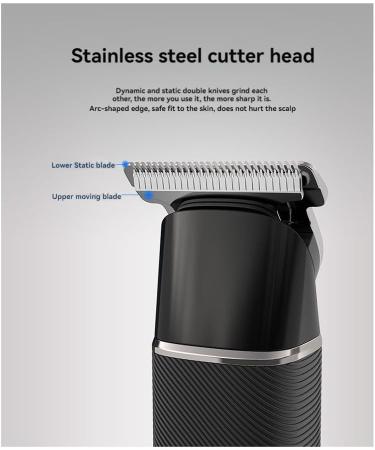 AuntYou Electric Trimmer for Men'S Groin Hair Versatile Body Groomer Digital Display Waterproof Hair Trimmer - Buy Online on GoSupps.com