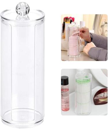 Uxsiya Cotton Pad Organizer - Transparent Acrylic Dispenser for Makeup | Stylish & Durable Cotton Pad Case - Buy Online on GoSupps.com