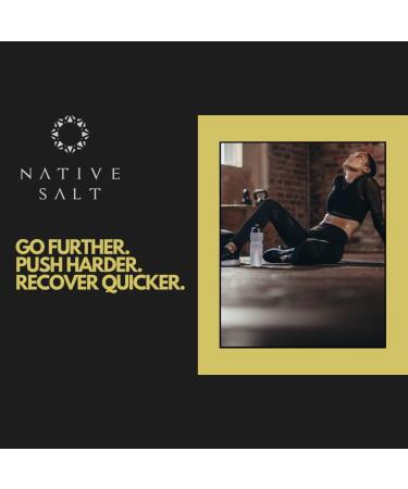 NATIVE SALT LTD Magnesium bath flakes infused with shea oil eucalyptus and peppermint natural source of magnesium mineral bath flakes magnesium recovery vegan and palm oil free 1 kg - Buy Online on GoSupps.com