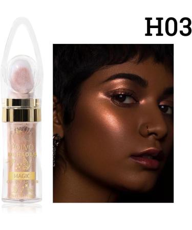 PICKX Body Shining Powder Stick Fairy Powder Fairy Powder Shining Powder Fairy Powder Fairy Powder White Moonlight Powder Fairy Makeup Highlights Patch Powder (03#Gold) - Buy Online on GoSupps.com