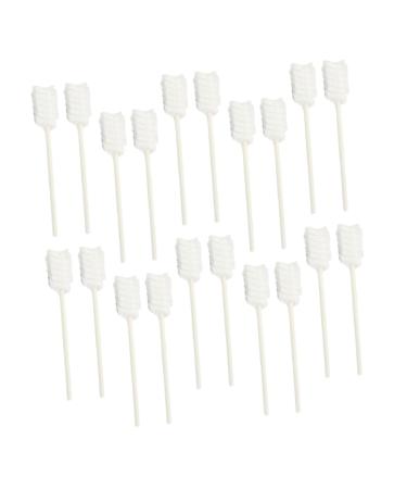 Minkissy 60 StK tongue brush mouth cleaner for babies tongue cleaner toothed shearer for toddlers -fingerbrush children oral hygiene gauze cleaning staff