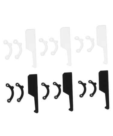 Inserts Invisibles Remodelage Nez 18 Pcs Noir et Blanc S/m/l Pince Lissante L g re Ind tectable Outil Beaut Confort Visage Usage Quotidien Maquillage et Lifting