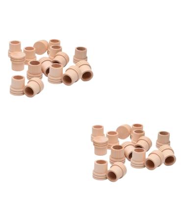 Solustre 40 StK MOXA fire extinguisher Moxa-Stick Fire extinguisher Moxibuspower accessories roll Moxa wooden moxa accessories made of wood stainless steel massage device fire protection