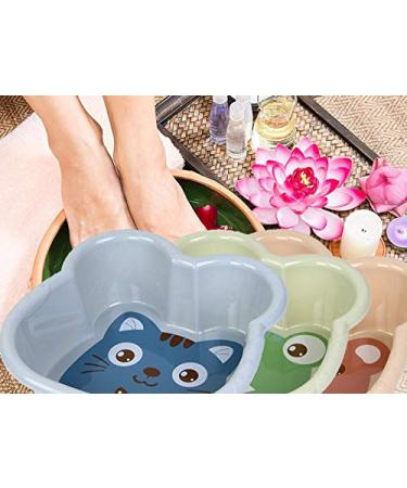 Large Foot Soak Tub for Home Spa Treatment | Pedicure Bowl for Foot Soaking | Relax with Hot Water, Epsom Salts, and Essential Oils | GreyBlue - Buy Online on GoSupps.com