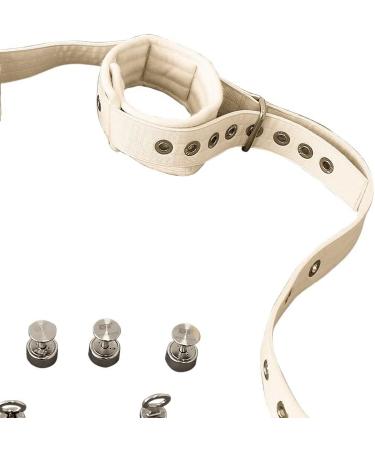 Magnetic Lock Restraint Belt for Foot Control - Ideal for Mental Hospital Rehabilitation | One Size Adult White - Buy Online on GoSupps.com