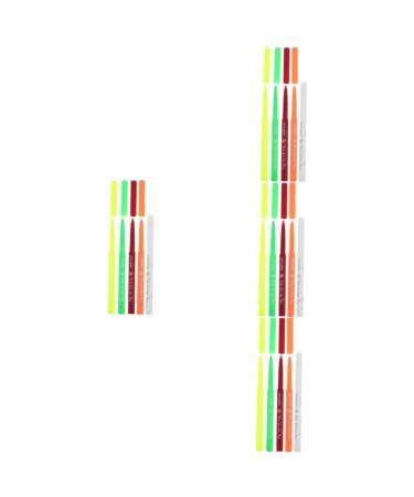 FOMIYES 20 Pcs Halloween Paint Pen Eyeliner Pen Make up Highlighter Fluorescence Liner Eye Liner Plastic 12.00X0.80X0.80CMx4pcs Assorted Colorx4pcs