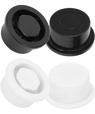 2Pcs Black PVC Surfboard Vent Hole Plugs - Waterproof Paddle Board Auto Valve Accessory - Buy Online on GoSupps.com