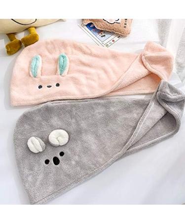 Original Magic Microfiber Hair Towel - Instant Drying Wrap for Curly Long & Thick Hair - Animal Look 24.9 x 65.2 cm - Rose Color - Buy Online on GoSupps.com