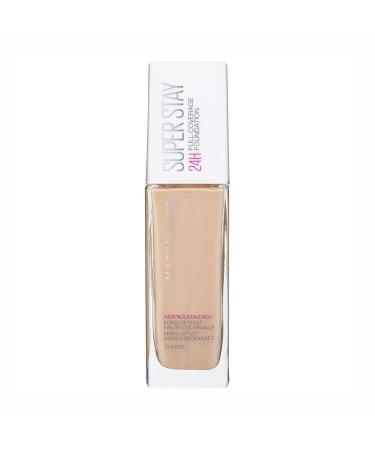 Maybelline New York Foundation Superstay 24 Hour Longlasting Foundation Lightweight Feel Water and Transfer Resistant 30 ml Shade: 40 Fawn