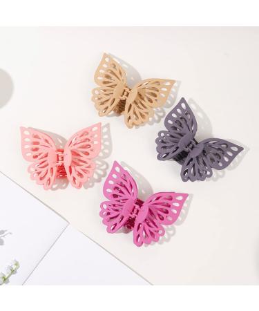 KALLORY White Claw Girl Hair Clips - 8pc Large Matte Hair Claw Set for Women & Girls - Buy Online on GoSupps.com