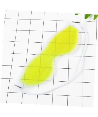 Housoutil Blindfold Sticker Eyepatch Ice Eye Mask Cold Eye Patch Eye Pads Cold Silicone Eye Patches Blindfolds Eye Masks Cold Compress Eye Mask Eye Stickers Reusable Cool Gel medium Yellow - Buy Online on GoSupps.com