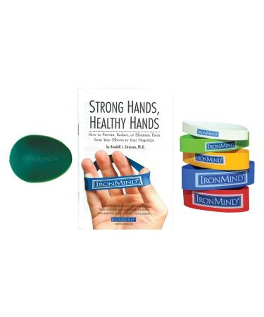 IronMind Strong and Healthy Hands Kit: EGG & Bands - Rehab/Prehab for Carpal Tunnel  Tennis Elbow  RSI  Arthritis