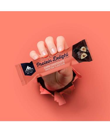 Multipower Protein Delight Bar - 18 x 35g Dark Chocolate Mocha | Delicious Energy Protein Bar | International Shipping Available - Buy Online on GoSupps.com