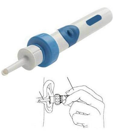 Electric Ear Canal Cleaning Removal Cleaner Earwax Suction Vibration Ear Cleaner Flushing Kit Fit Adult/Kids - Buy Online on GoSupps.com