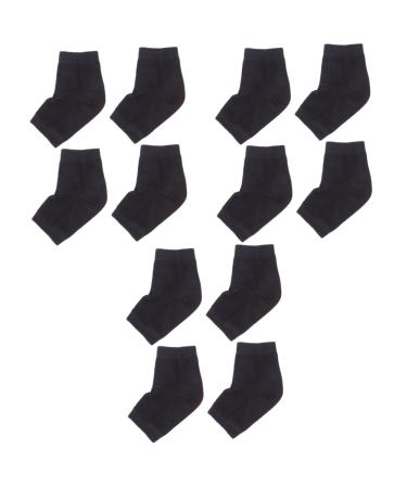 FRCOLOR 6 Pairs Heel Socks Heel Anti-Crack Socks Dry feet Socks calcetines para Hombre Heel Moisturizing Socks Mens Stocking Silicone Gel Moisturizing Gel Socks Breathable Casual Socks Man