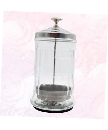 Buy Transparent Barber Tool Scissors Bottle | Hair Salon Essential 10.5x10.5cm - International Shipping - Buy Online on GoSupps.com