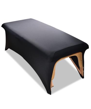 Stretchy Lash Bed Cover for Lash Extension Bed, Protective Spa Treatment Sheet Set for Lash Bed Topper or Massage Bed (Black) - Buy Online on GoSupps.com