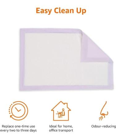 Amazon Basics 40 Pack Disposable Cat Feces Bags Rapid Drying Lemon Scented Purple & White - Buy Online on GoSupps.com
