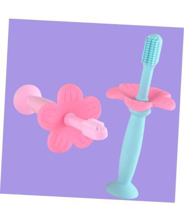 Buy Healvian Baby Toothbrush Set - 2 Pack - Soft Children's Oral Care Brush - Ideal for Kids with Clean Sound Wall Design - Buy Online on GoSupps.com