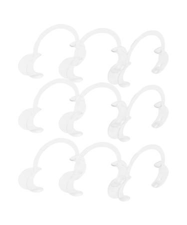 IGUATU 9pcs Autoclavable Teeth Whitening and Cheek Retractor Dentist Mouth Opener Repeated Use M