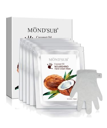 Handmask Moisturizing gloves Hand repair dry cracked rough skin repair towel mask gloves men and women elitzia etmm03 (coconut oil)))