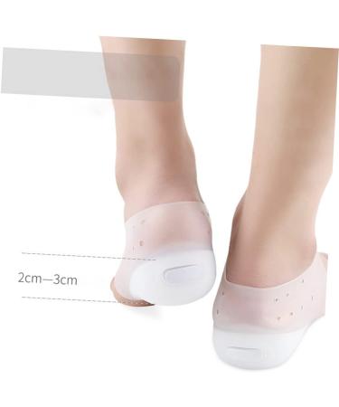 NOLITOY Invisible Heel Cups & Sole Protectors - 2 Pairs Wool Felt Insoles for Height Increase & Comfort - Buy Online on GoSupps.com