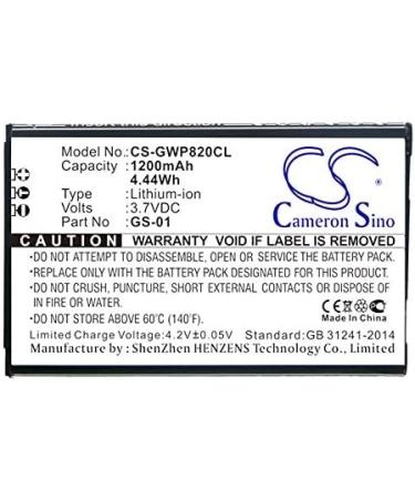 High-Quality Battery Replacement for WP820 DP730 WP810 GMD1208 GS-01 - International Shipping Available - Buy Online on GoSupps.com